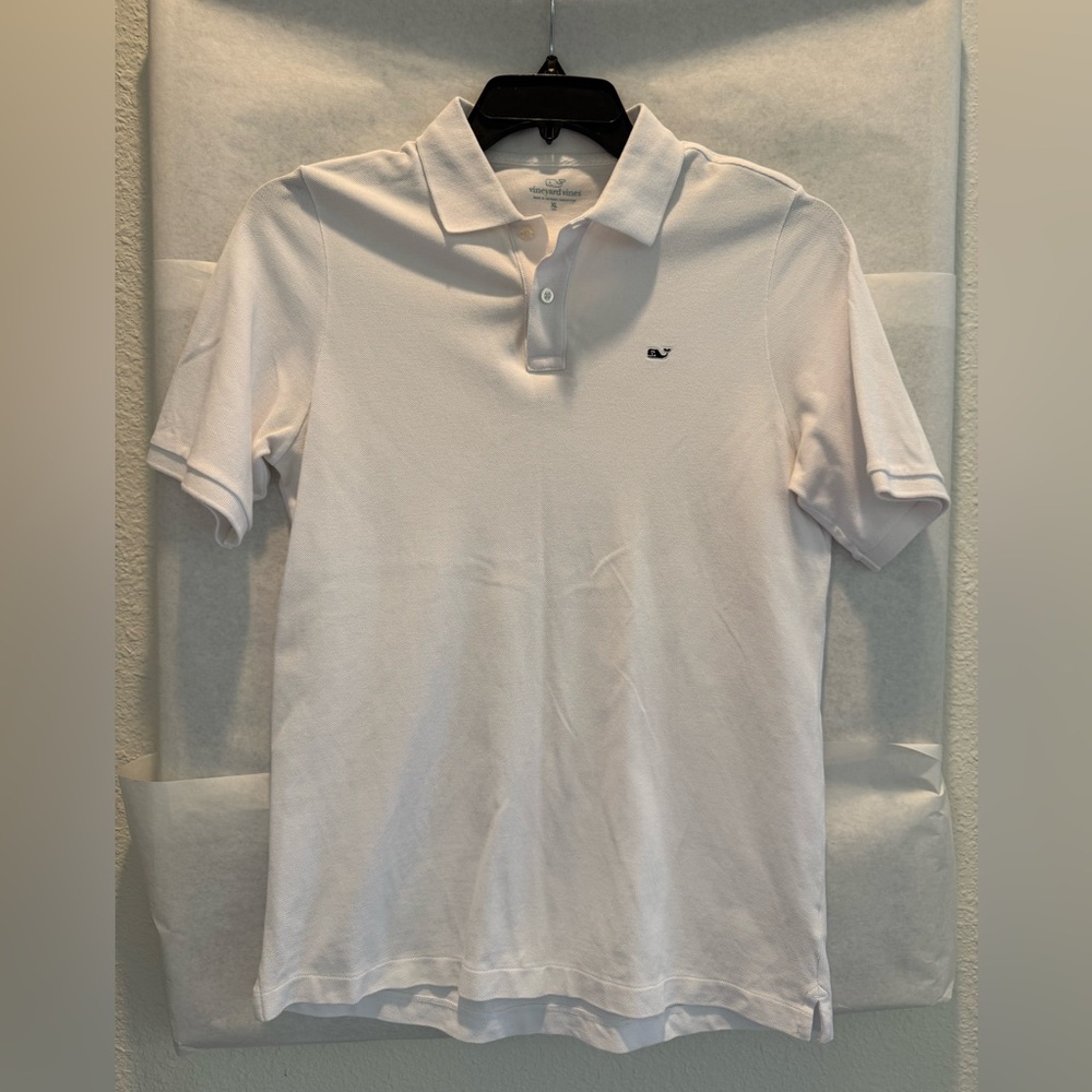 Vineyard Vines Boys White Polo Shirt